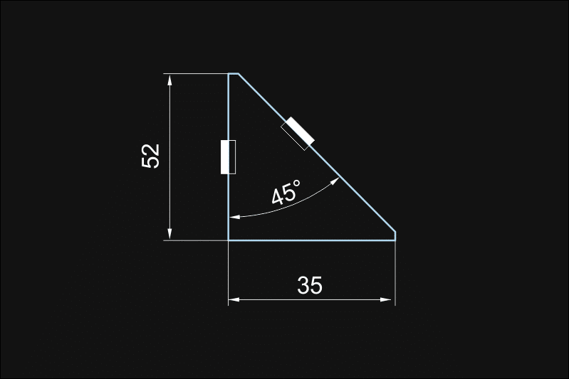 Reflecting Prism 45°